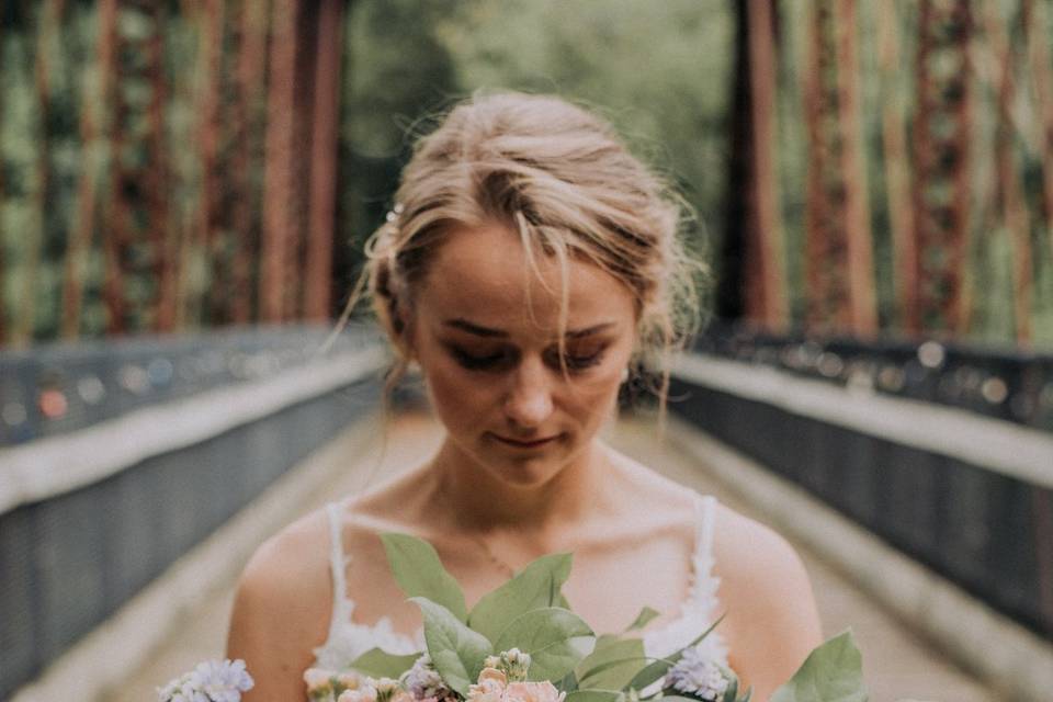 Garden Bride's bouquet