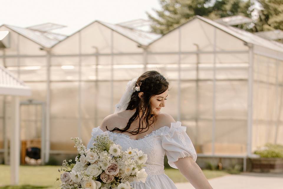 Light and airy bouquet