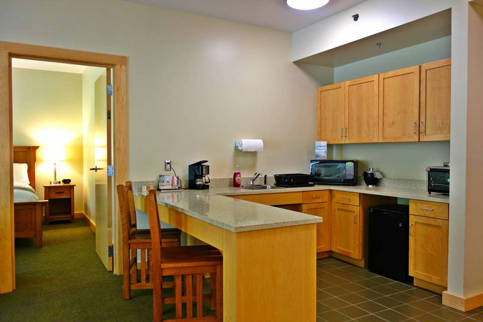 Suite kitchenette area