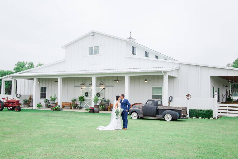 Elegant White Barn