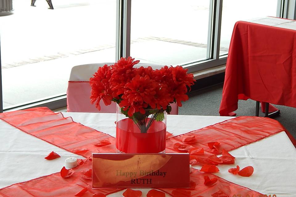 Table centerpieces and decor