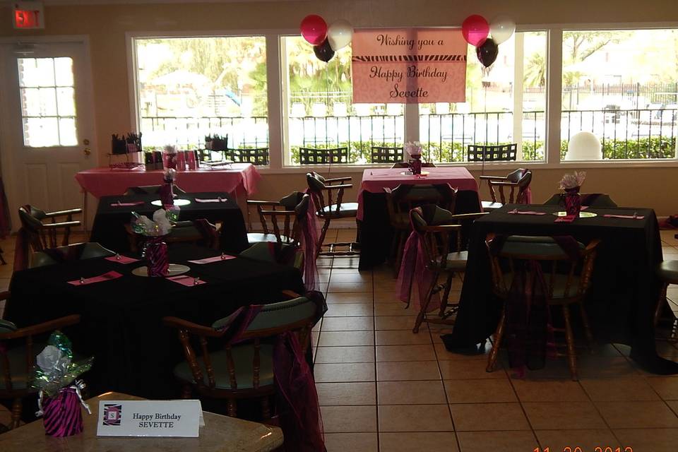 Reception area