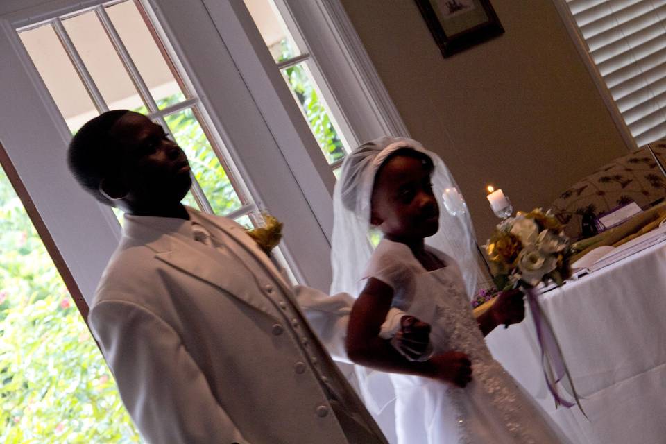 Kids at the wedding