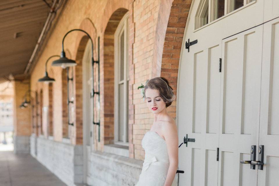 Bride's gown