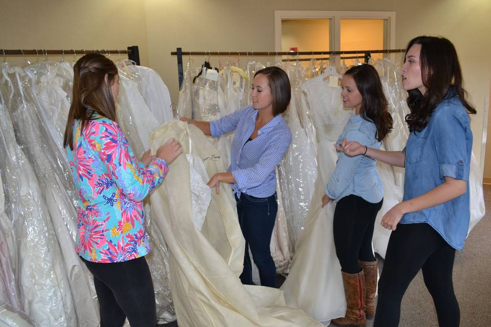 Shopping for wedding dress