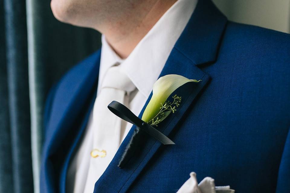 Boutonniere - calla lily