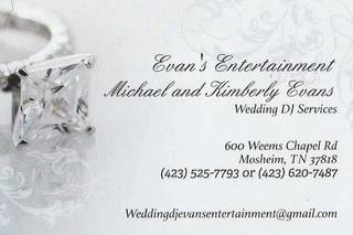 Wedding DJ - Evans Entertainment