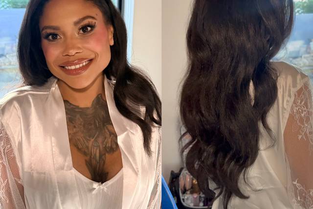 Bridal hair & makeup