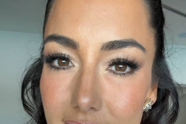 Wedding guest makeup