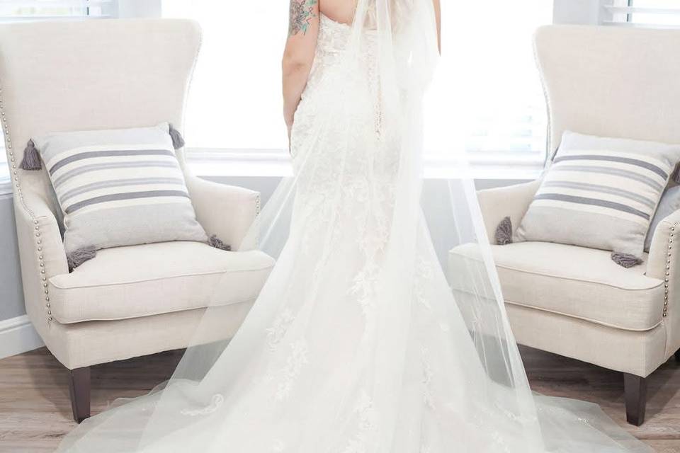 Bridal hair w/ extensions