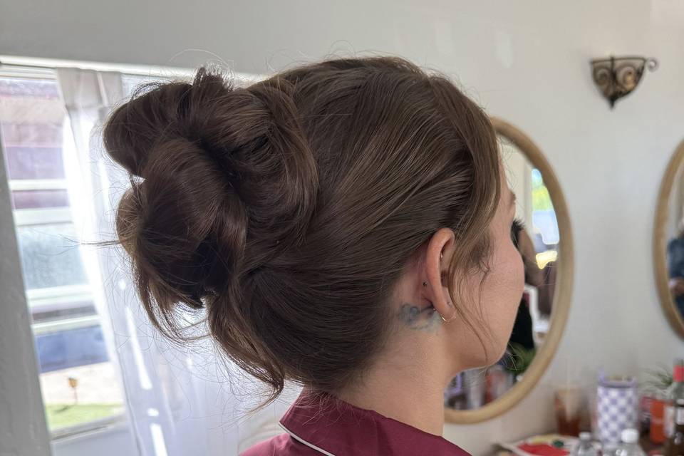 Half up