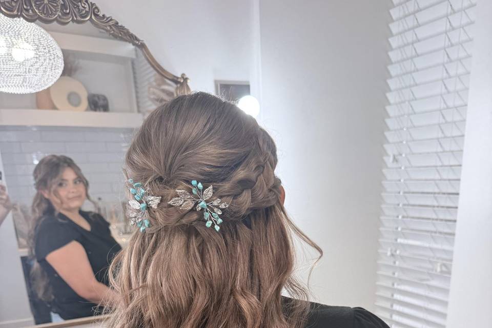 Bridal bun