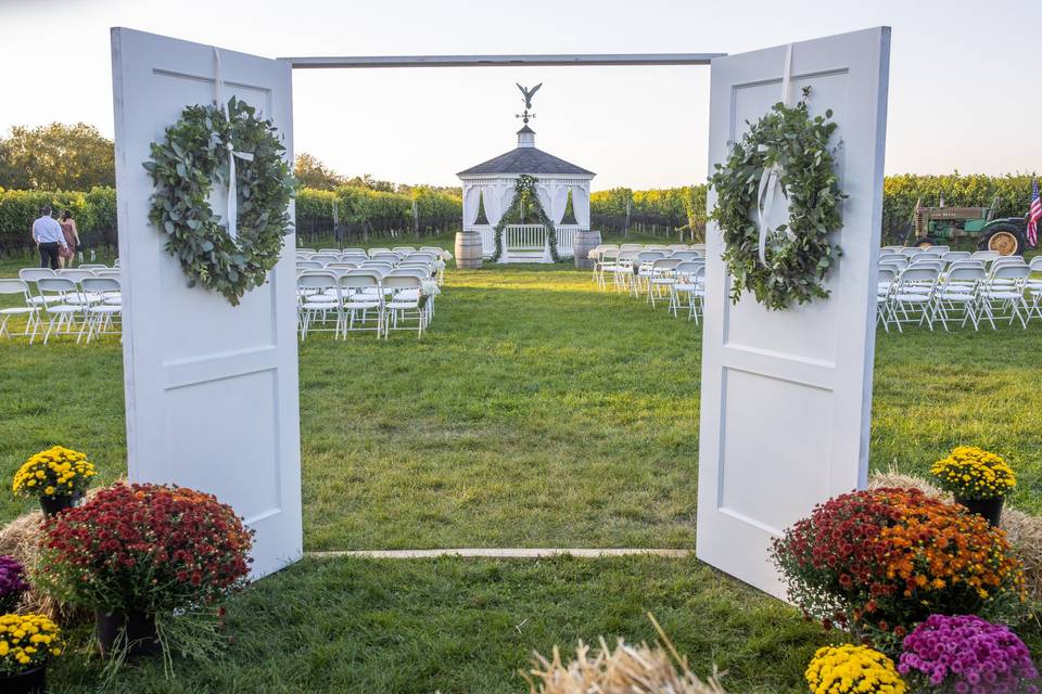 Outdoor ceremony