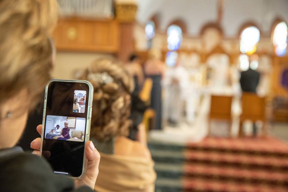 FaceTiming the Ceremony