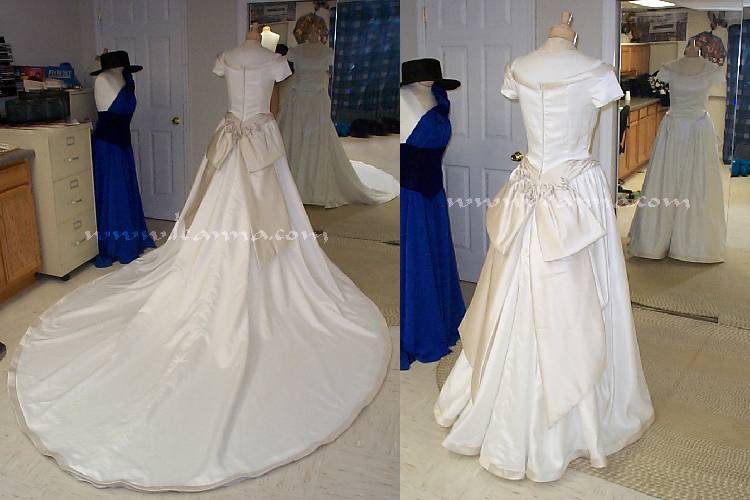 Ballroom Bustle with Bow