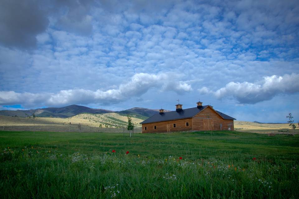 Exterior view of
Y Knot Barn and Event Center