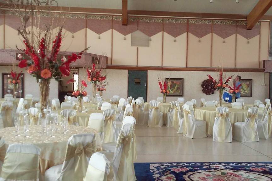 Reception setup