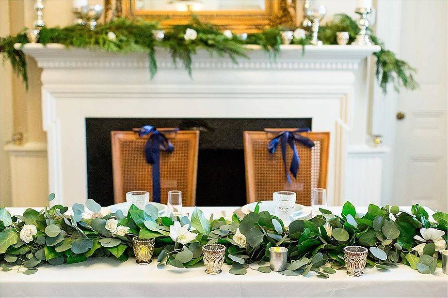 Sweetheart table | Chesapeake Charm Photography