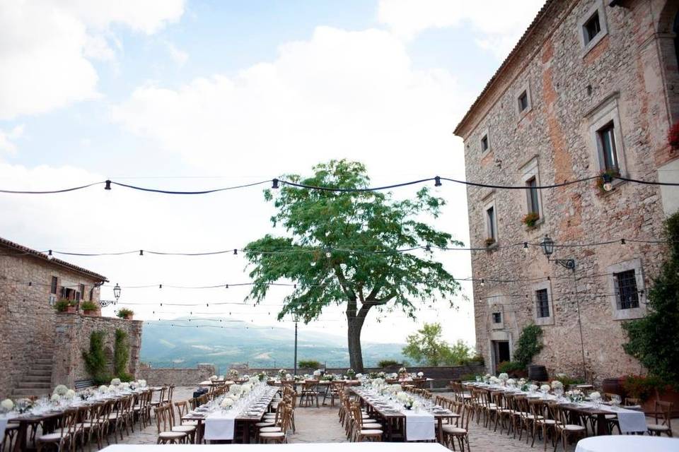 Wedding Dinner al fresco