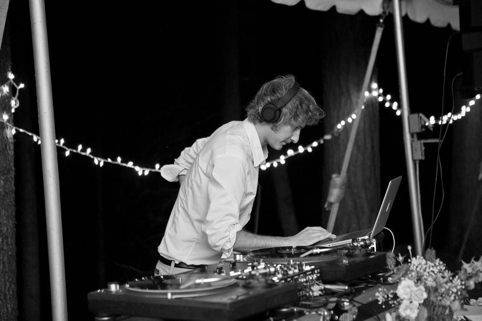 DJ and equipment