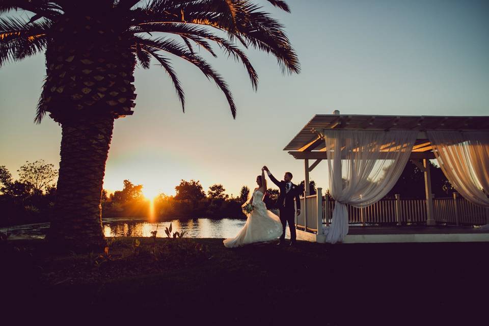 Sunset at the Gazebo