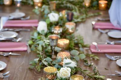 Gold & White Accent Garland