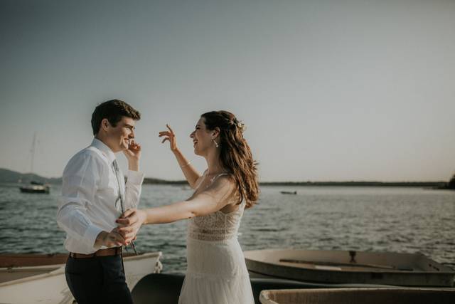 Sunset photos on the dock