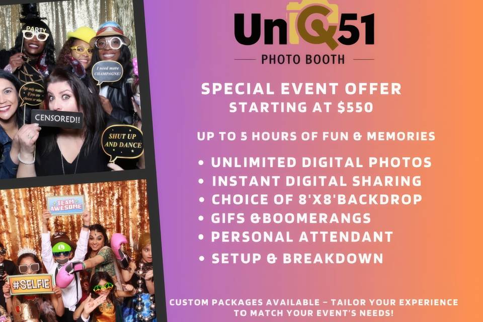 UniQ51 Photo Booth