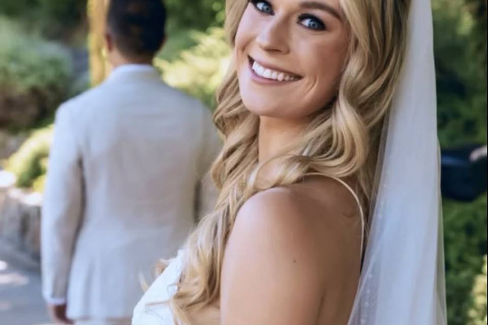 Hair and makeup for this beaut