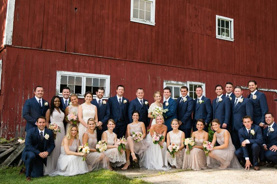 Wedding Party Farm Wedding