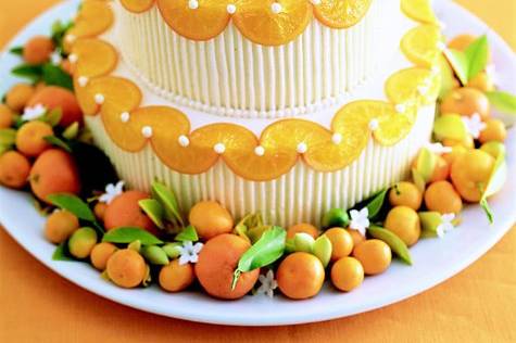 Fresh Orange & Kumquat Cake