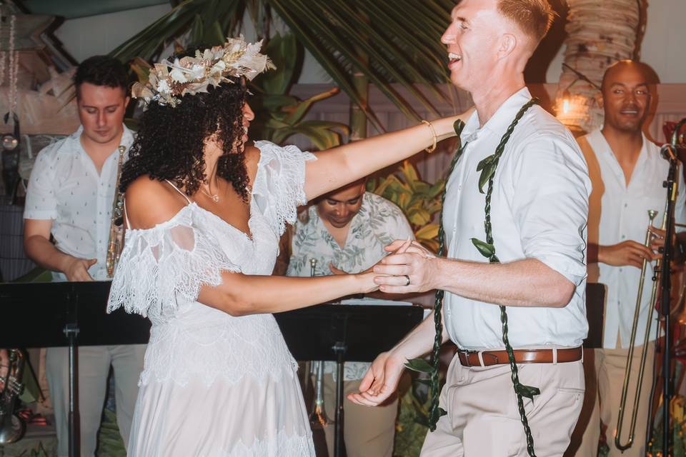 We danced the night away