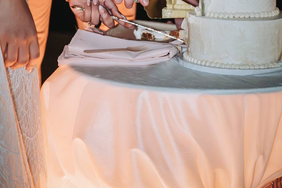 First cake cut