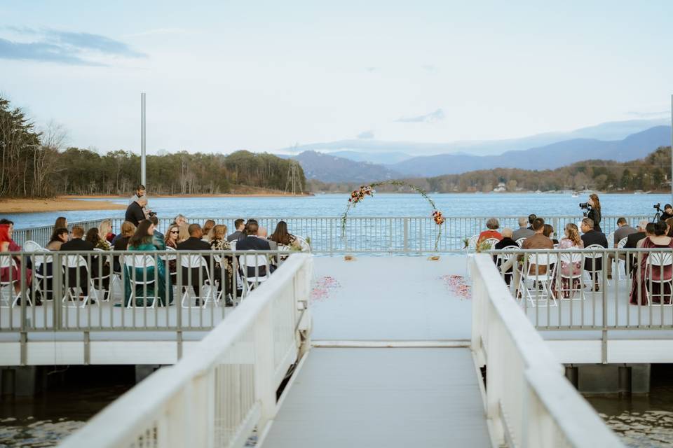 The Ridges Wedding Pier