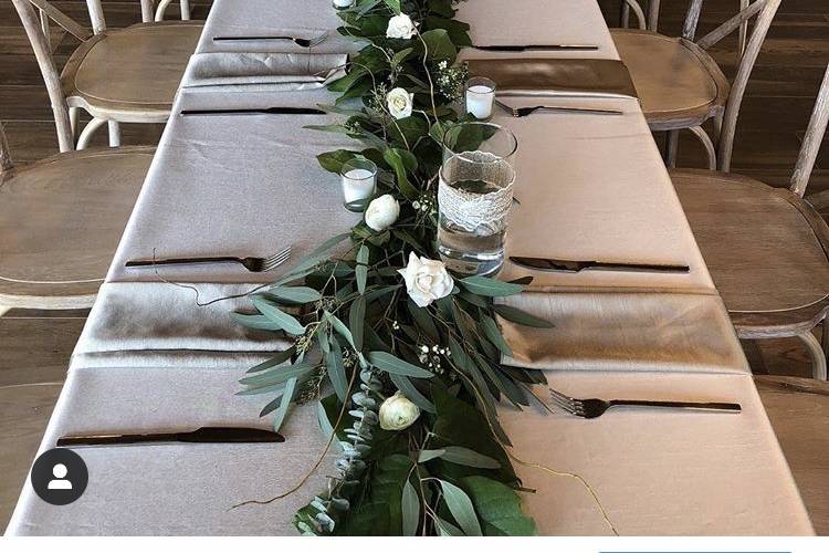 Reception Table Garland