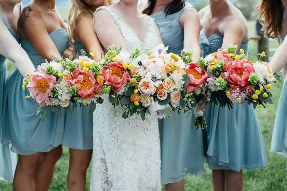 Bridal party bouquet