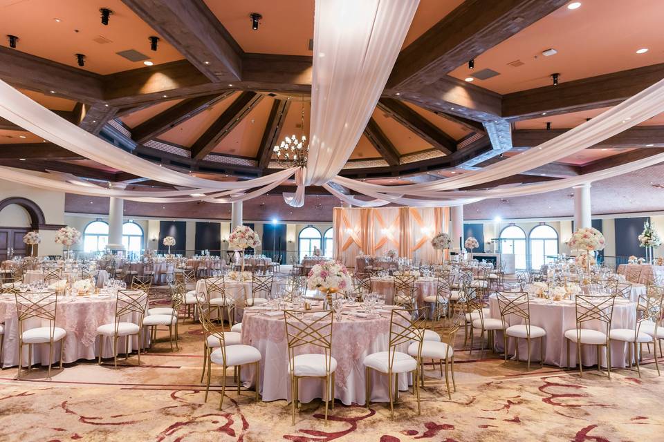 Ballroom wedding