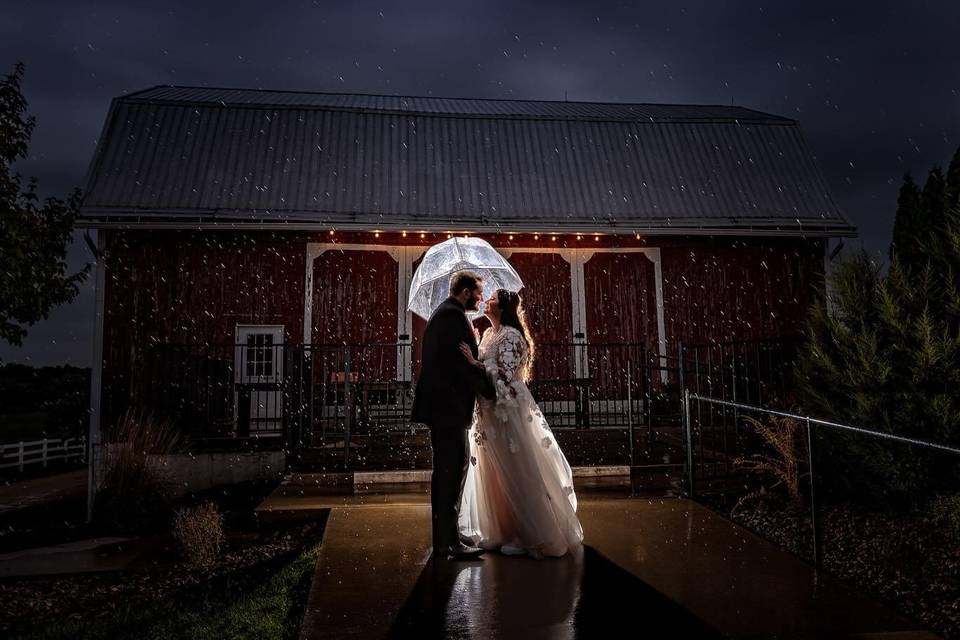 Barn rain