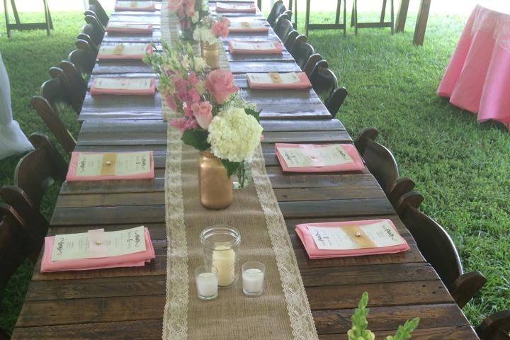 Flower centerpiece