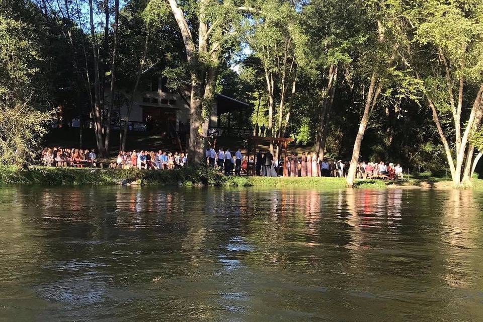 Gathering at the river