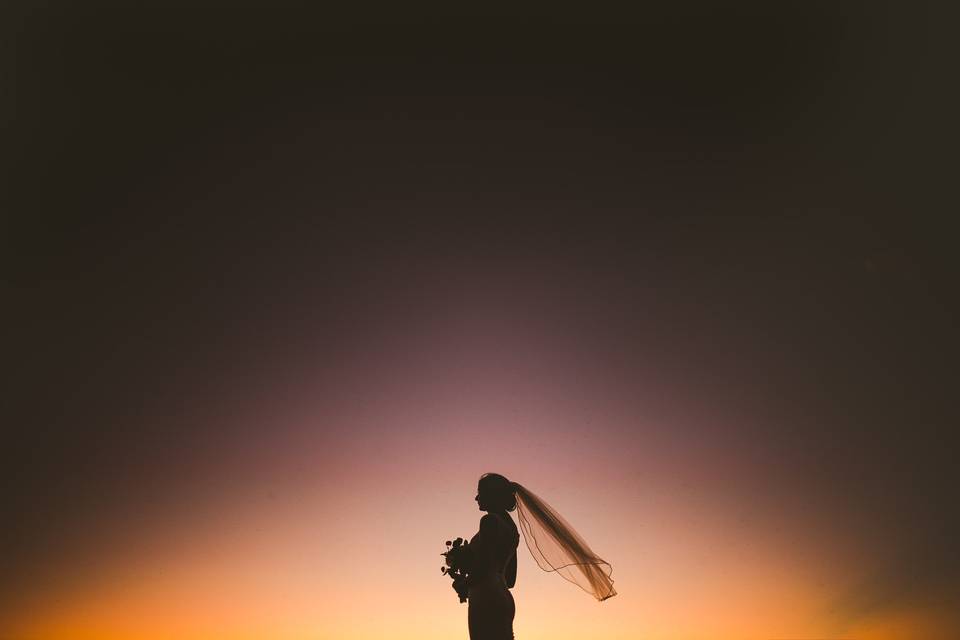 Bride silhouette