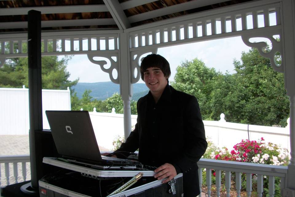DJ on his station