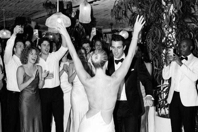 Starlit dance floor.