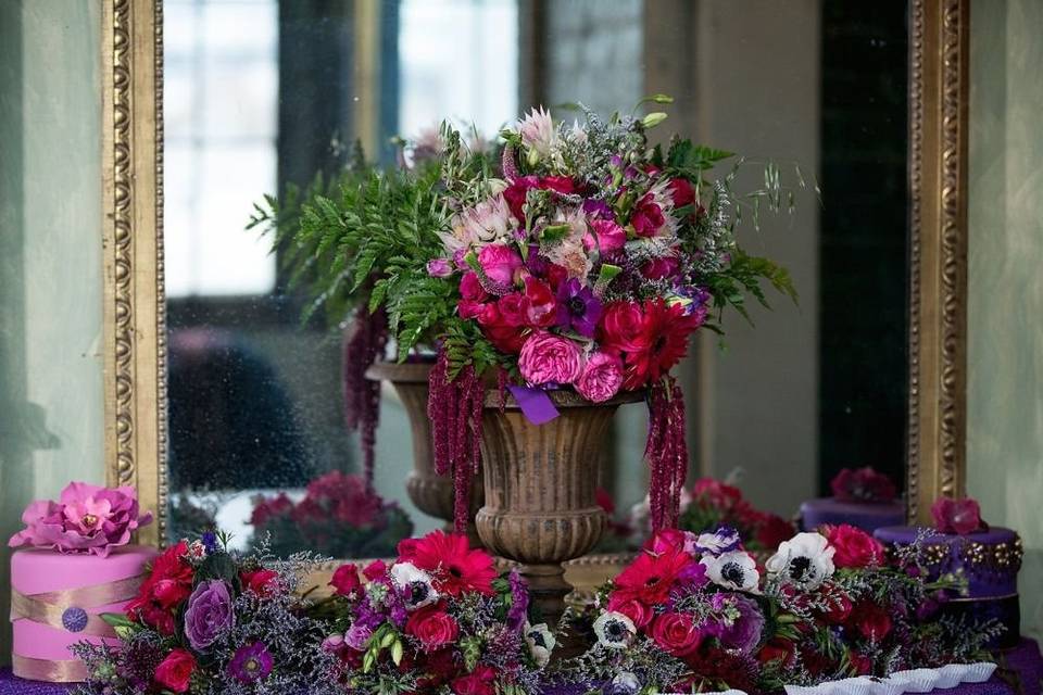 Glitz + Glamour — Flowers + Herb Florals