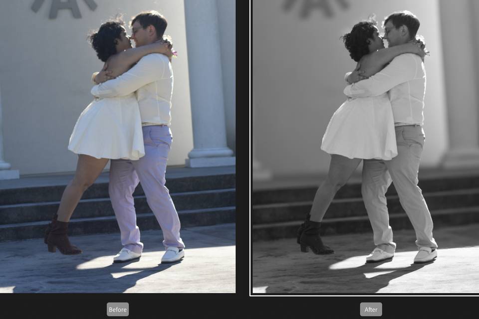 Before & after