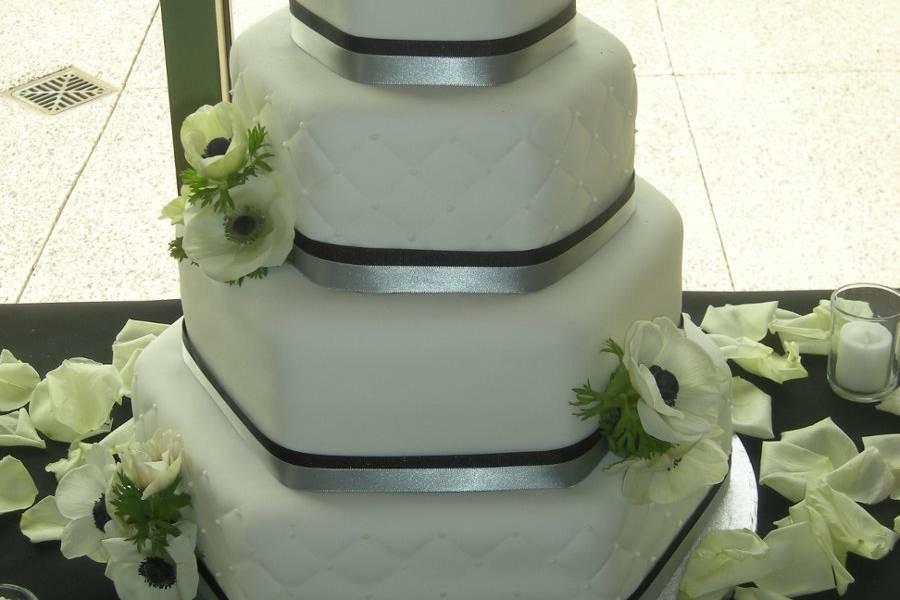 Four-tier cake