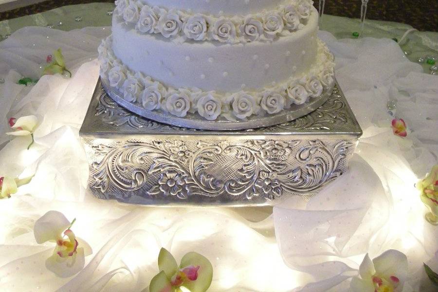 Multi-tier elegant cake