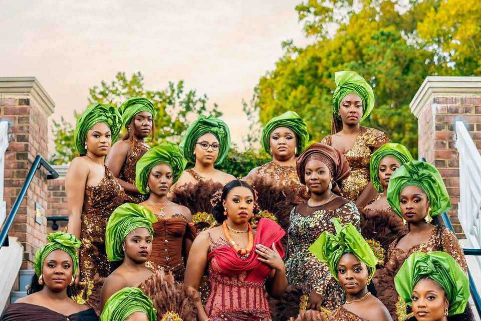 Bridal party photo