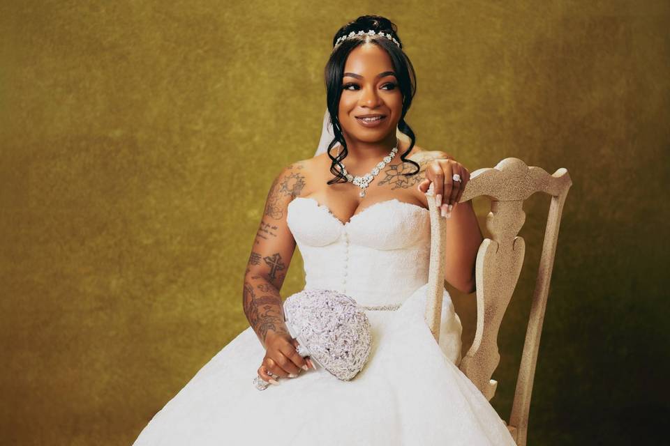 Bride's portraits