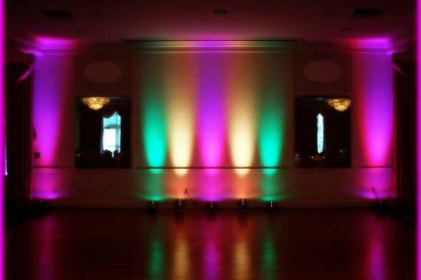 Uplighting example this is a offered addition at an additional cost